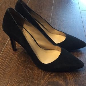 Gianni Bini Suede Black Heels